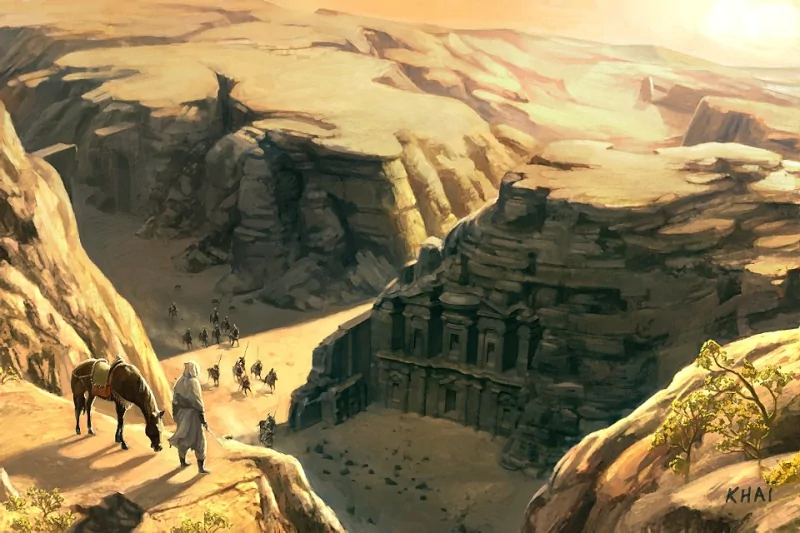 video game Assassin's Creed desert ancient city architecture Image