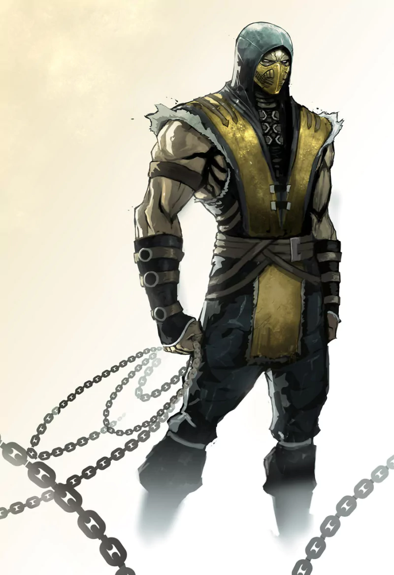 Scorpion (Mortal Kombat) video game Mortal Kombat character design Image