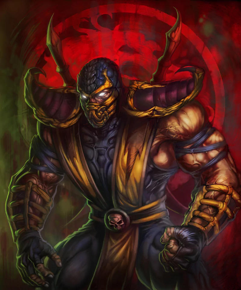 Scorpion (Mortal Kombat) video game Mortal Kombat character art Image