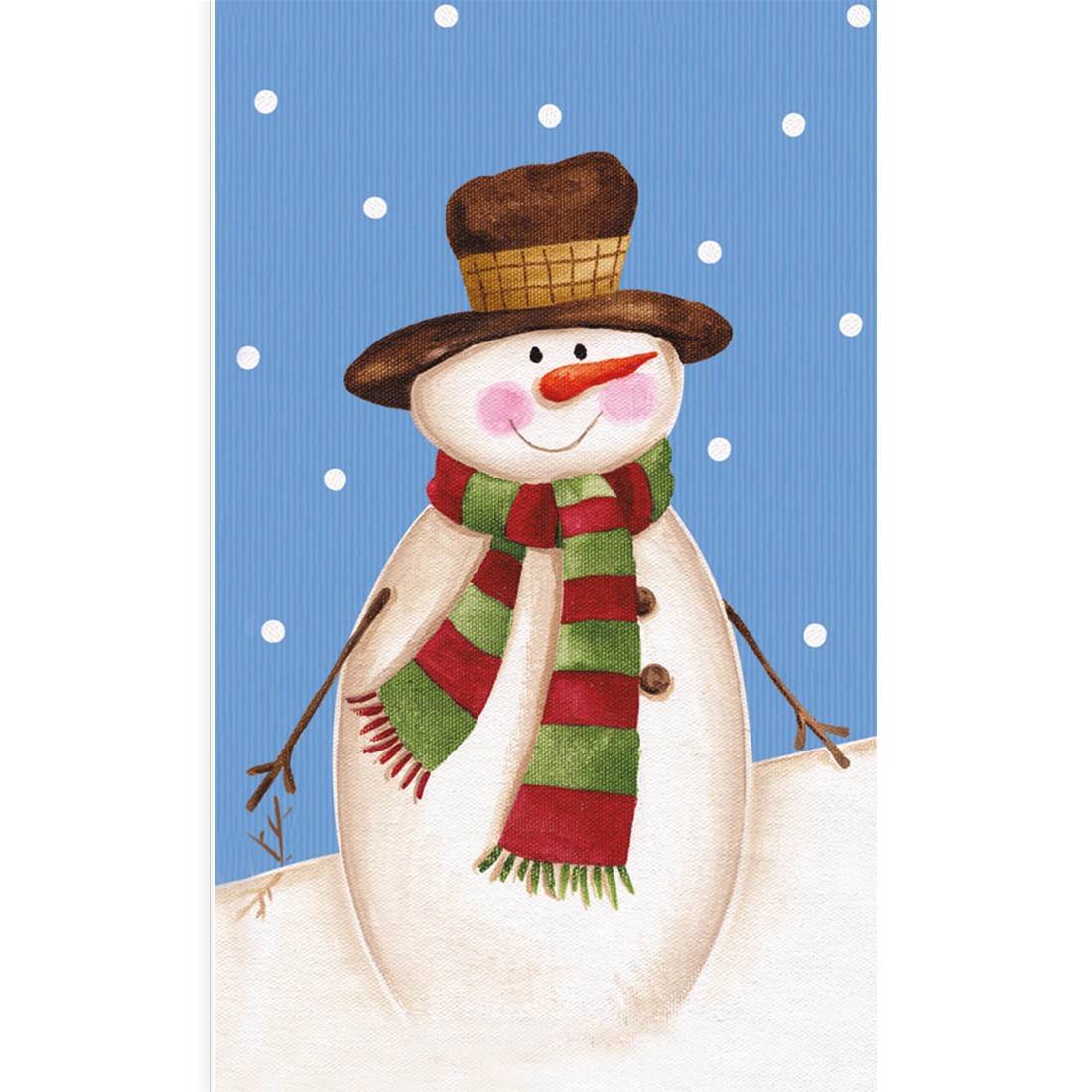 Artistic Snowman Art