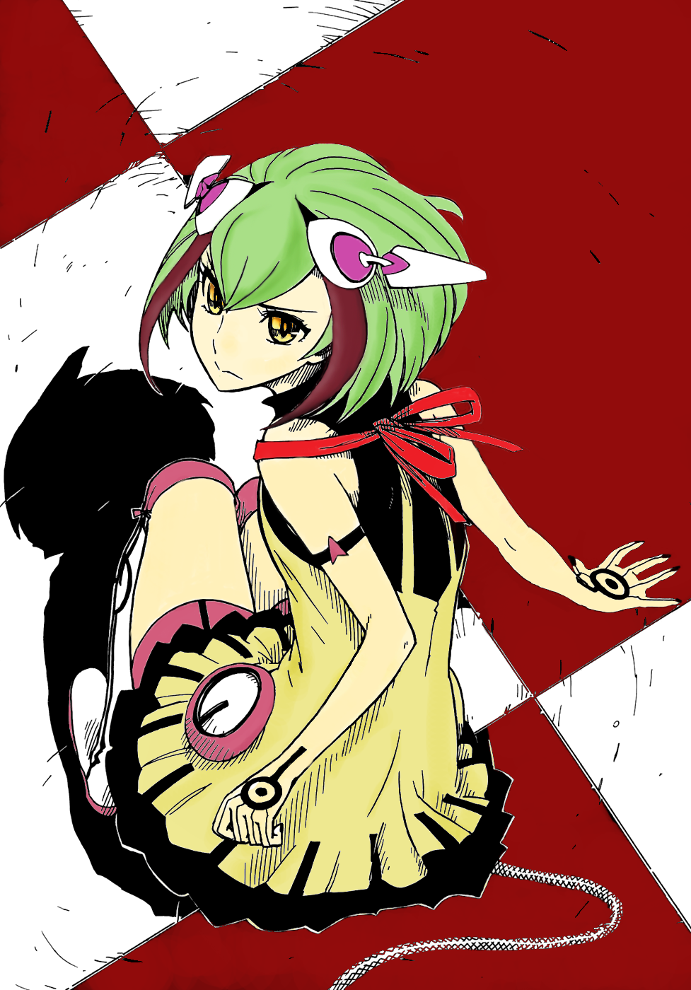 Download Mira Yurizaki Anime Dimension W Character Design Illustration Art