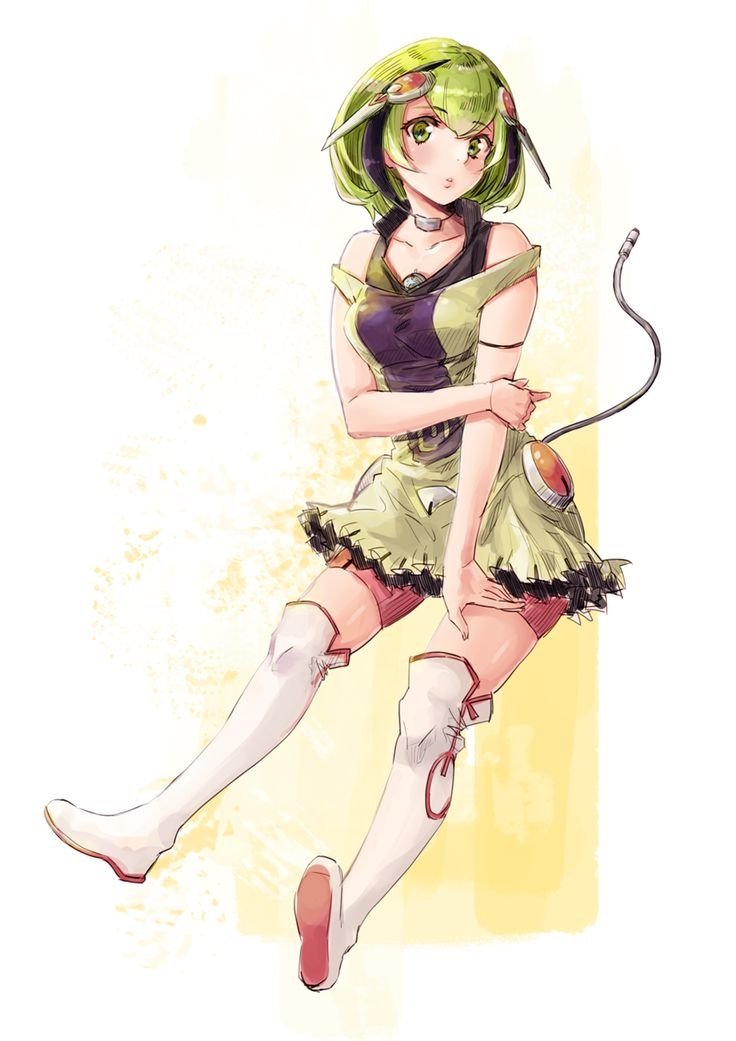 Download Mira Yurizaki Anime Dimension W Character Design Green Hair Art