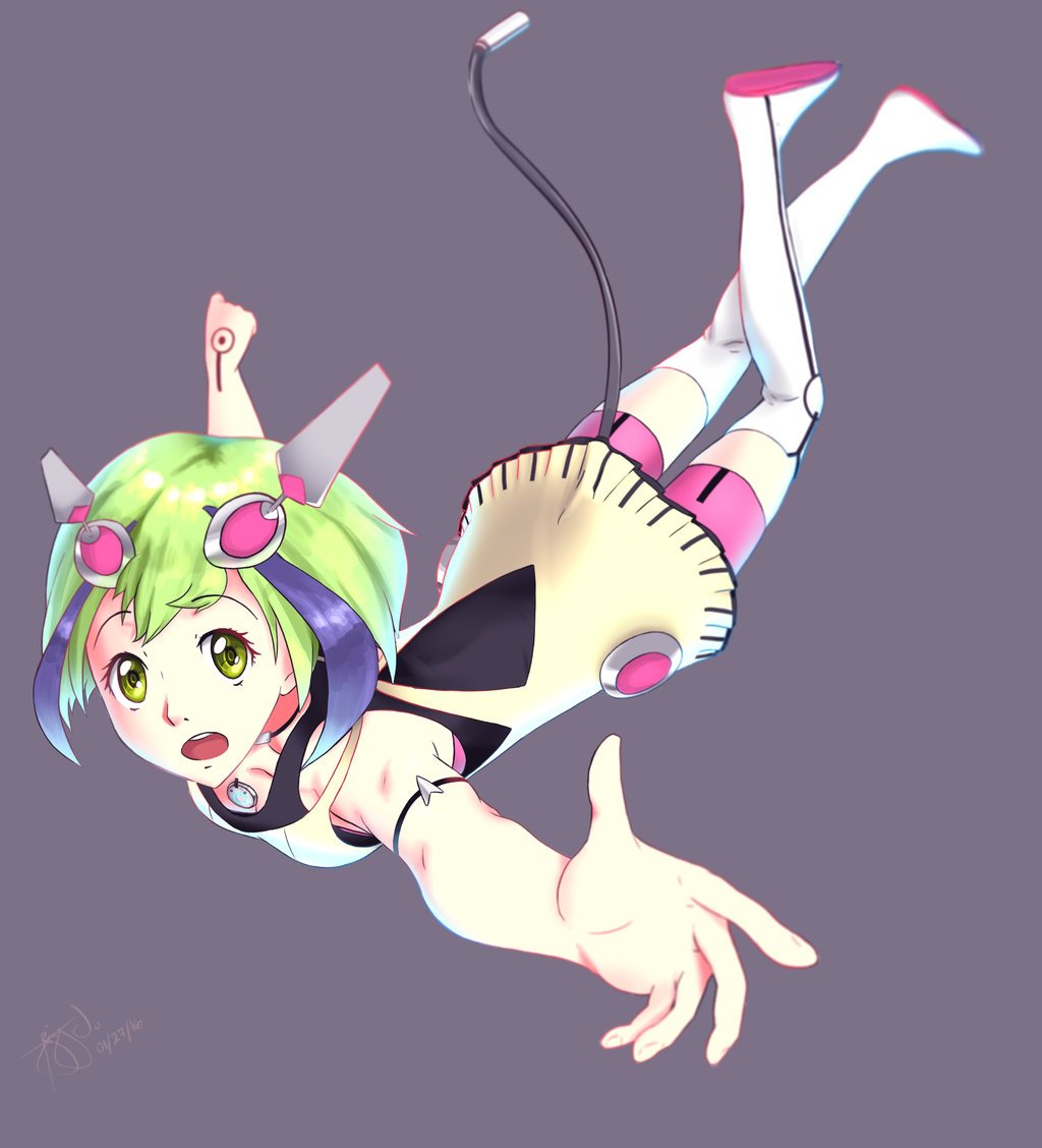 Download Mira Yurizaki Anime Dimension W Digital Art Colorful Art