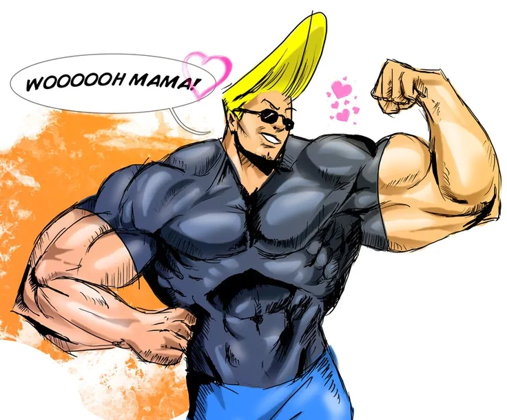 TV Show johnny bravo muscle cartoon Comic Image