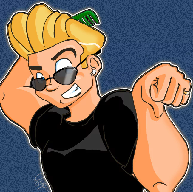 TV Show johnny bravo cartoon sunglasses Image