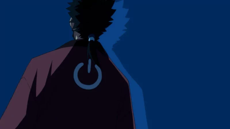 Kyōma Mabuchi Anime Dimension W silhouette Dark blue Image