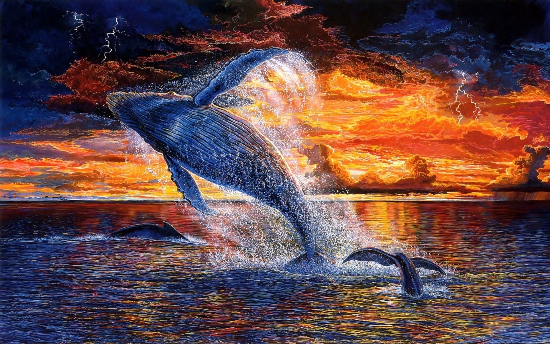 Download Breaching Animal Whale Art