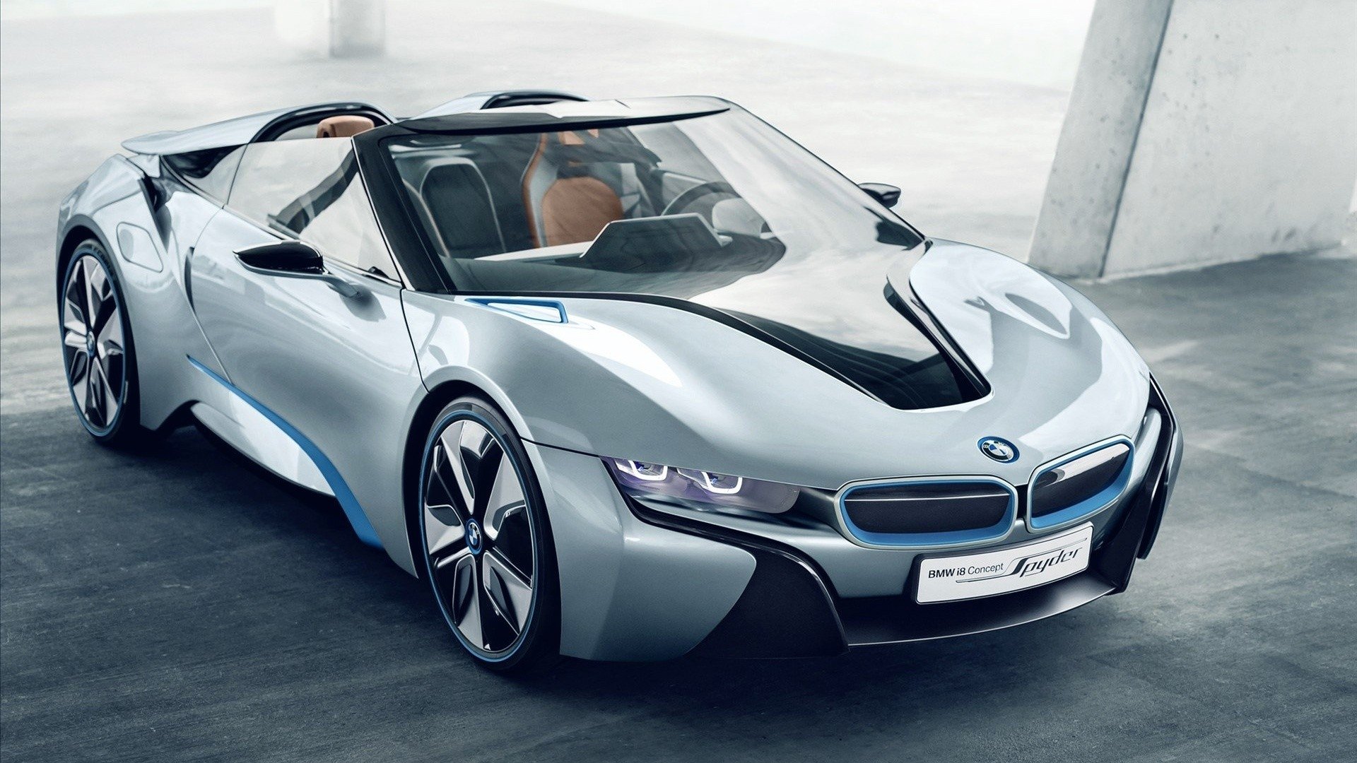 Download Vehicle BMW I8 Concept Spyder BMW I8 Convertible Art