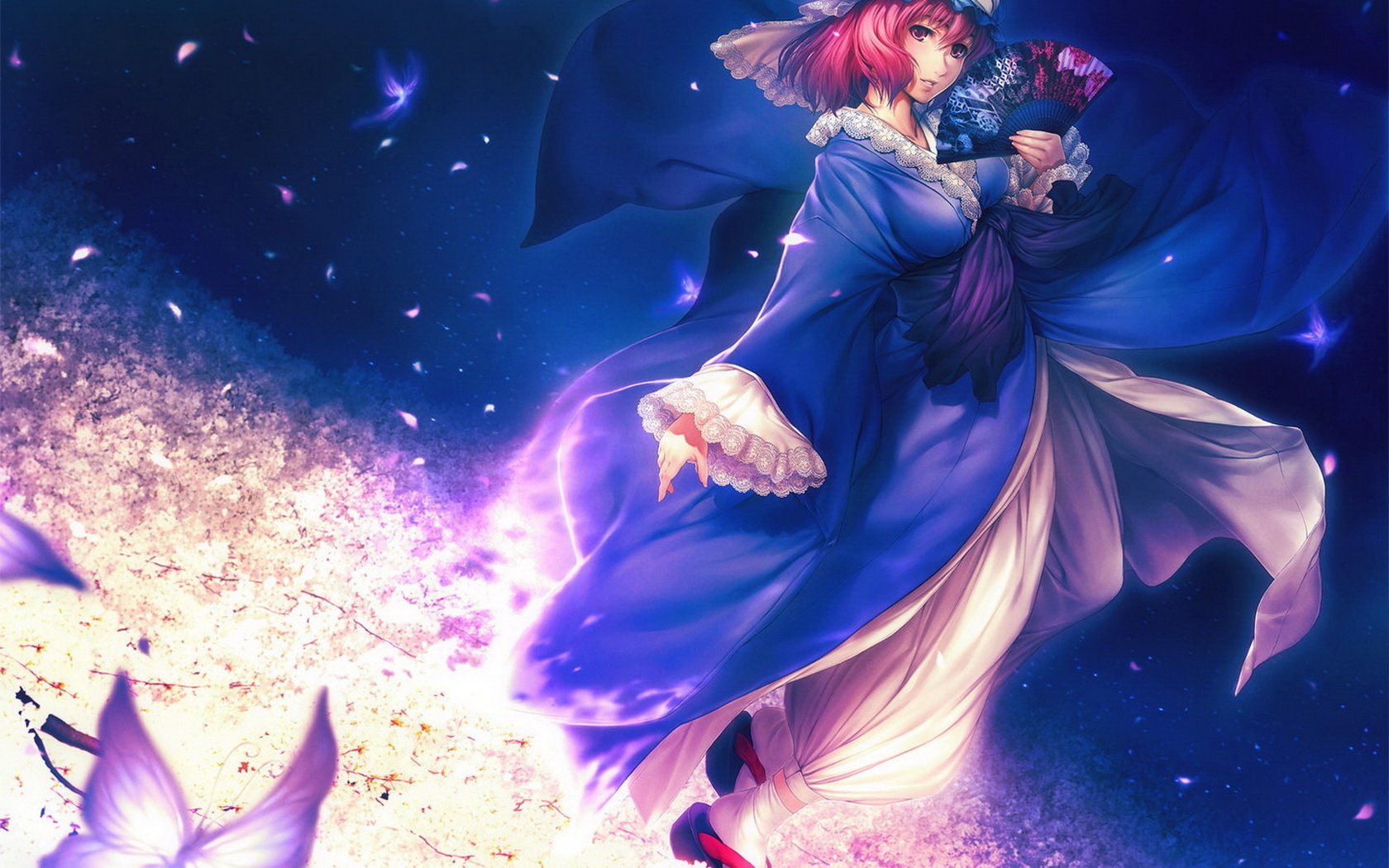 Download Yuyuko Saigyouji Anime Touhou Art