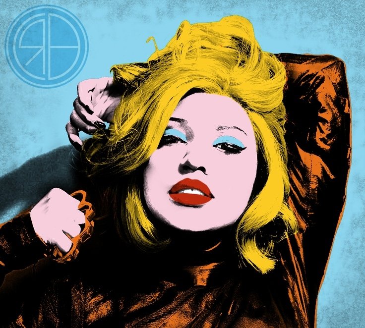Download Music Nicki Minaj Pop Art Portrait Colorful Art