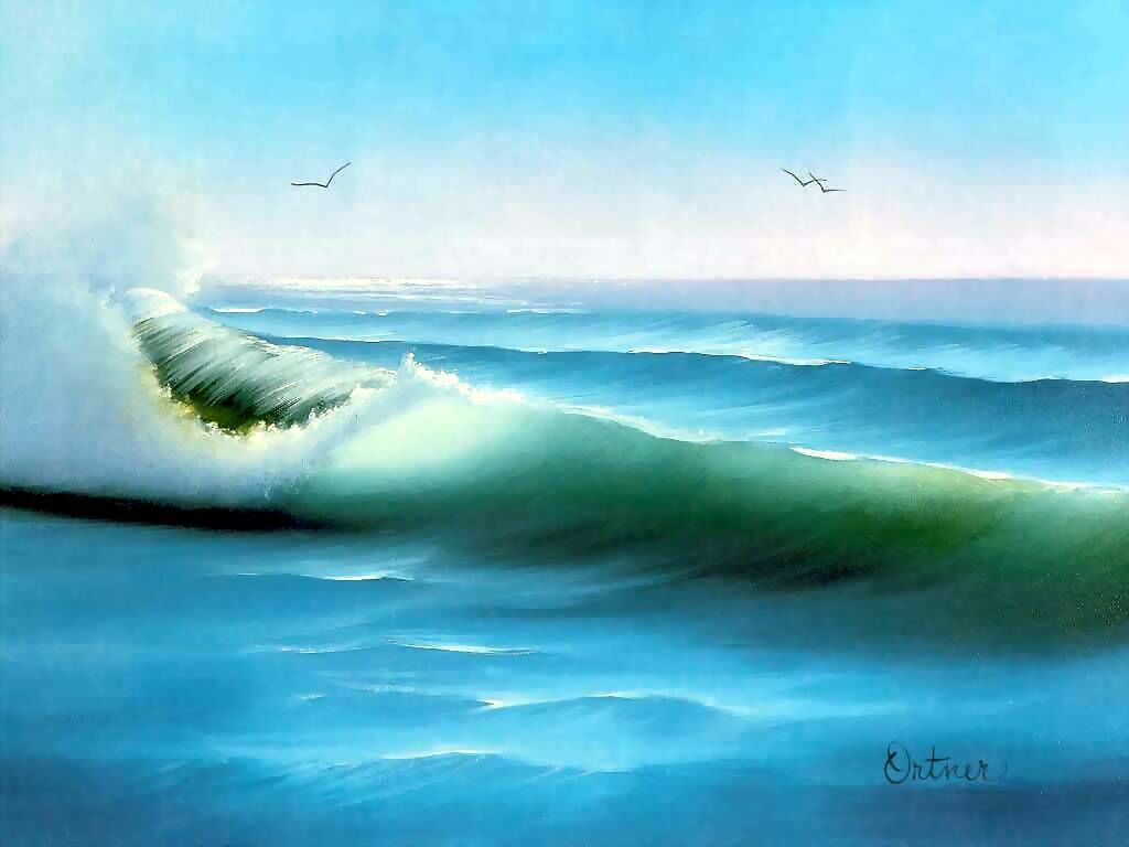 Ocean Waves by Ortner