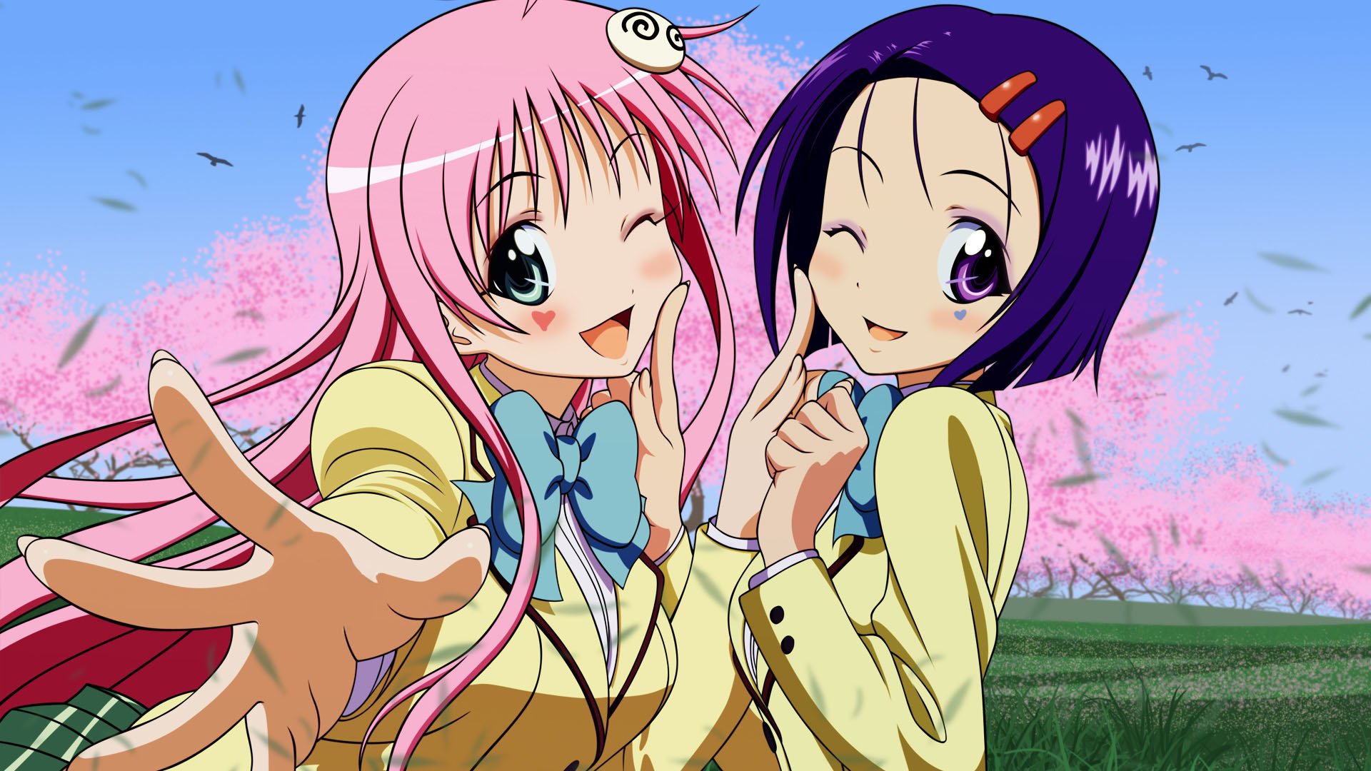 Download Lala Satalin Deviluke Haruna Sairenji Anime To Love-Ru Art