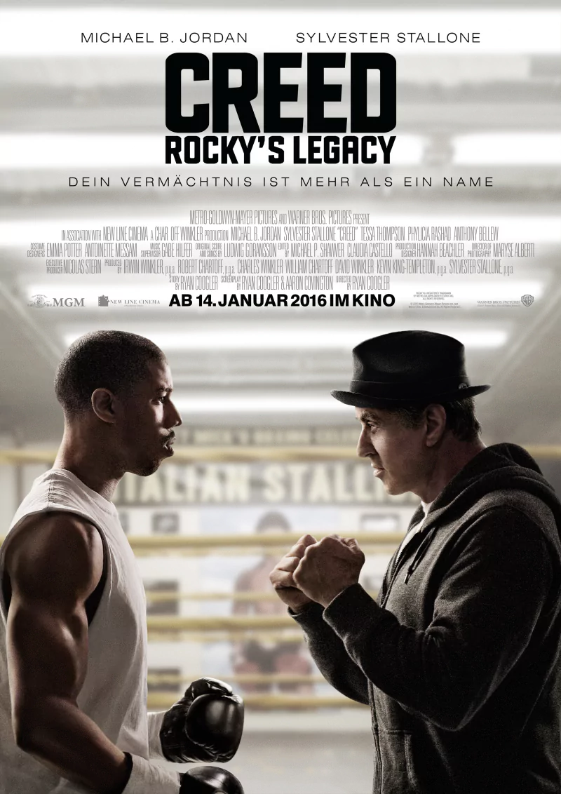 Sylvester Stallone Rocky Balboa Michael B. Jordan Adonis Creed movie Creed Image