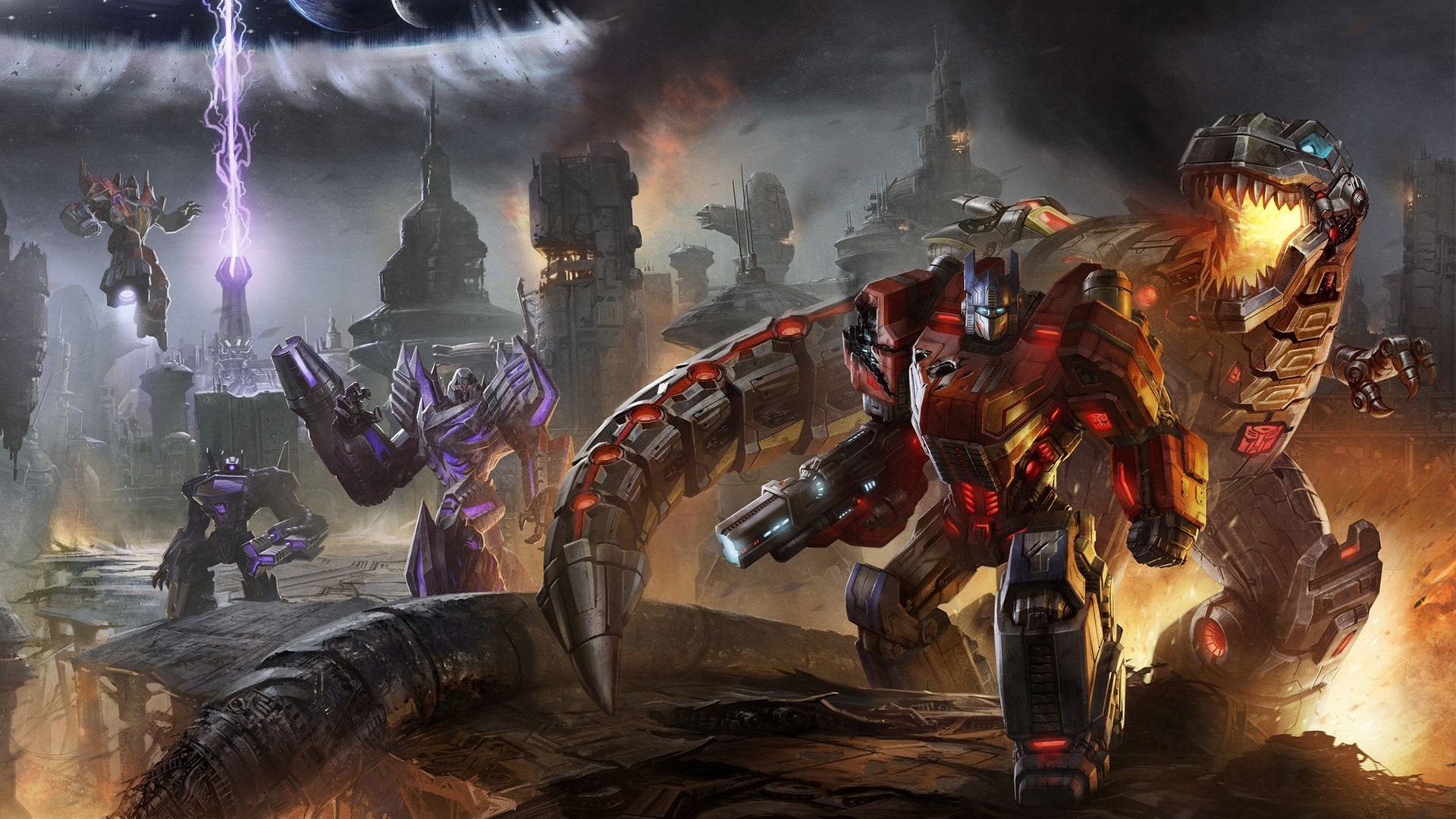 Download Video Game Transformers: Fall Of Cybertron Art
