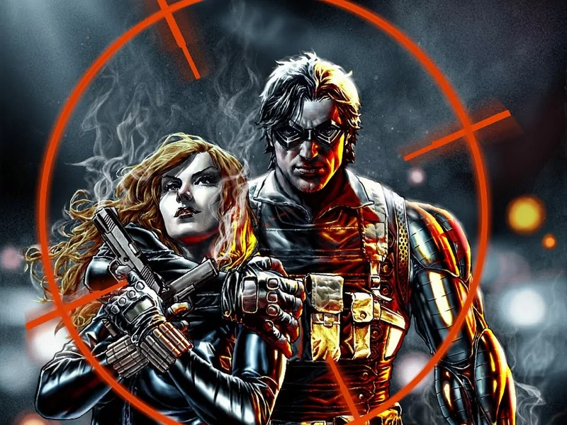 Black Widow Captain America Comic Winter Soldier Image