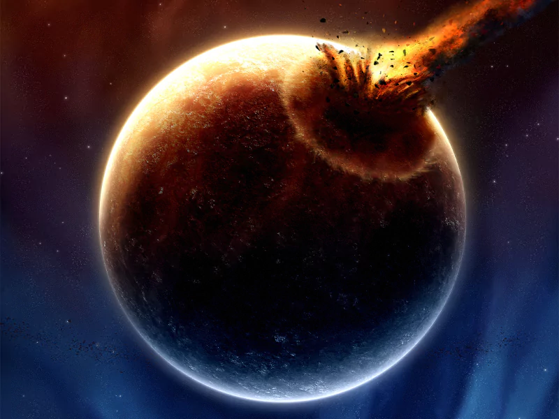Sci Fi collision Image