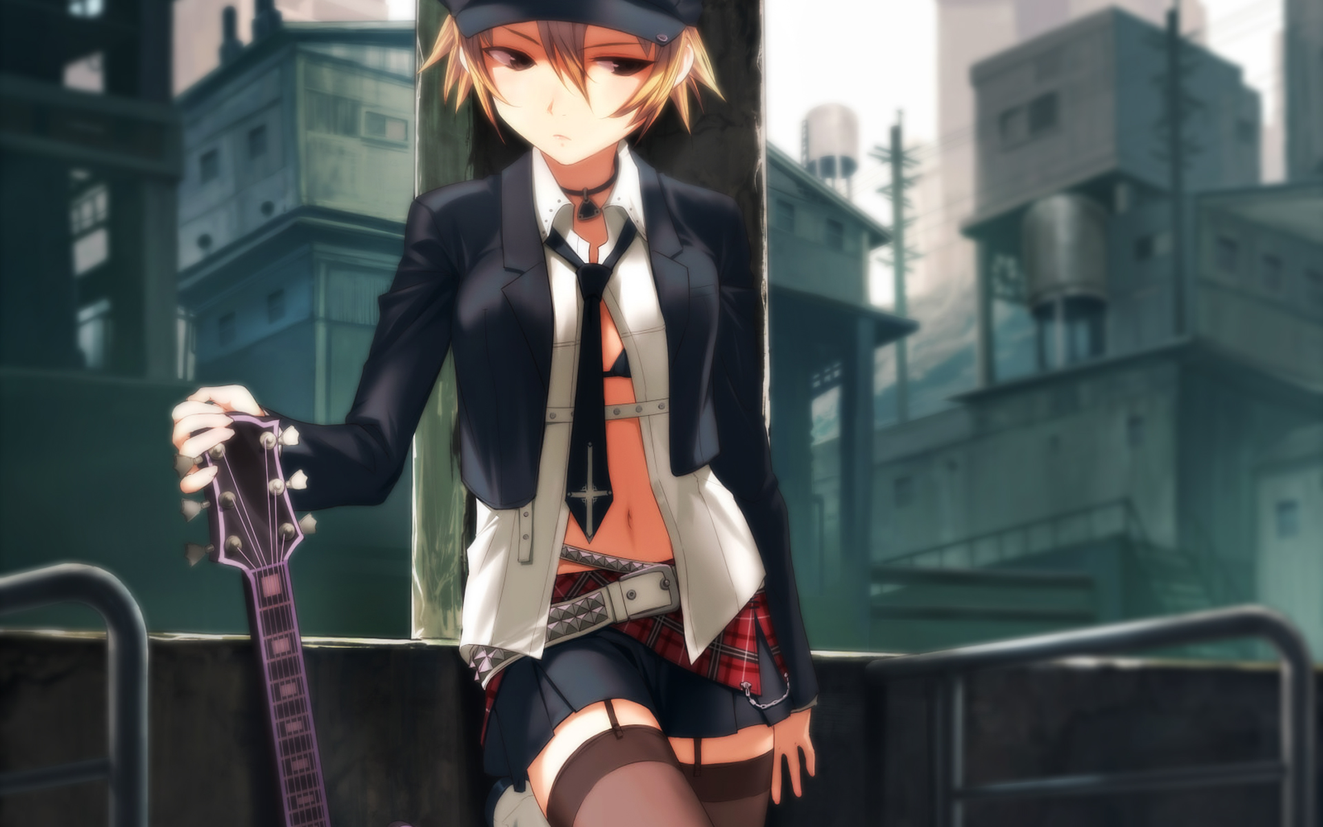 Anime Girl Art by Uni