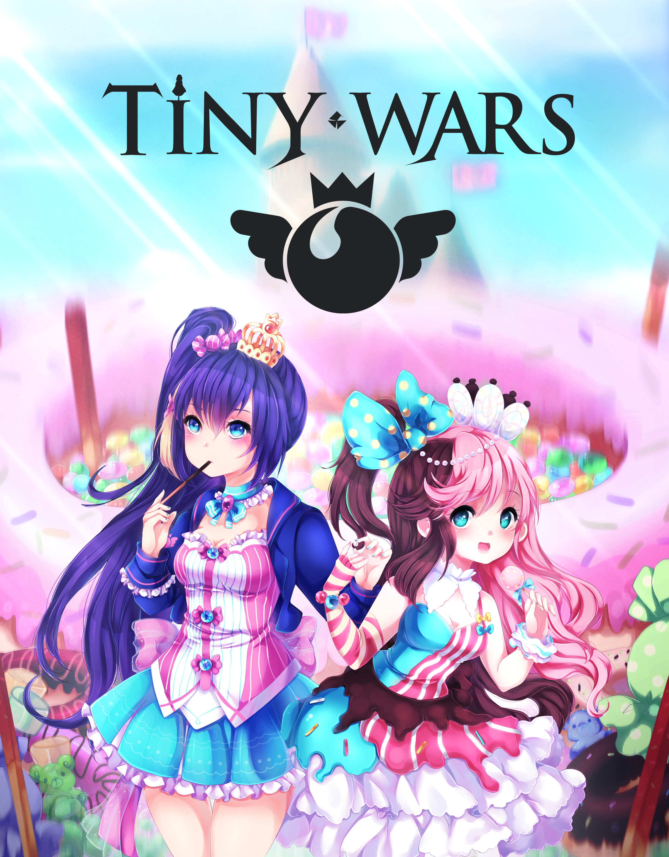Candy Sisters Anime Girls by TinyWars