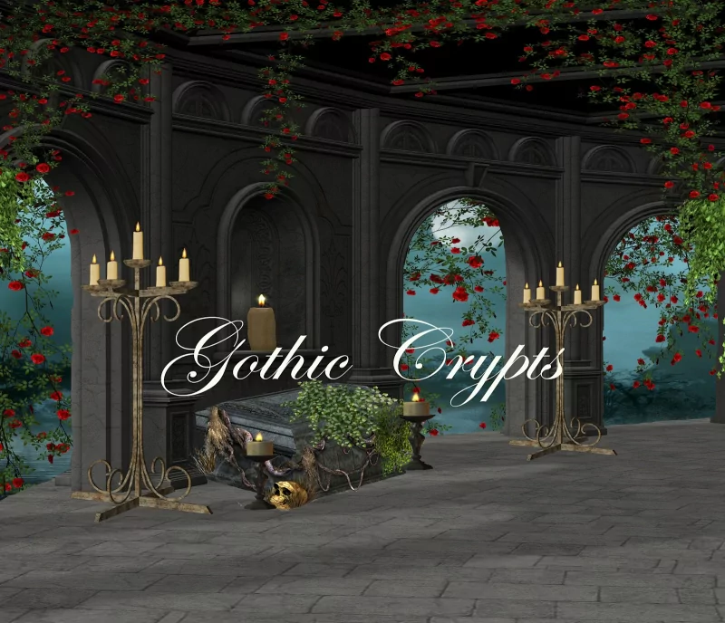  Gothic Crypts by Kayshalady