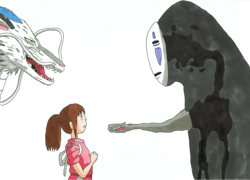 No-Face (Spirited Away) Anime Spirited Away fantasy spirit Image