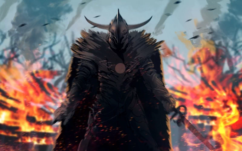 fantasy warrior fantasy warrior dark armor Image