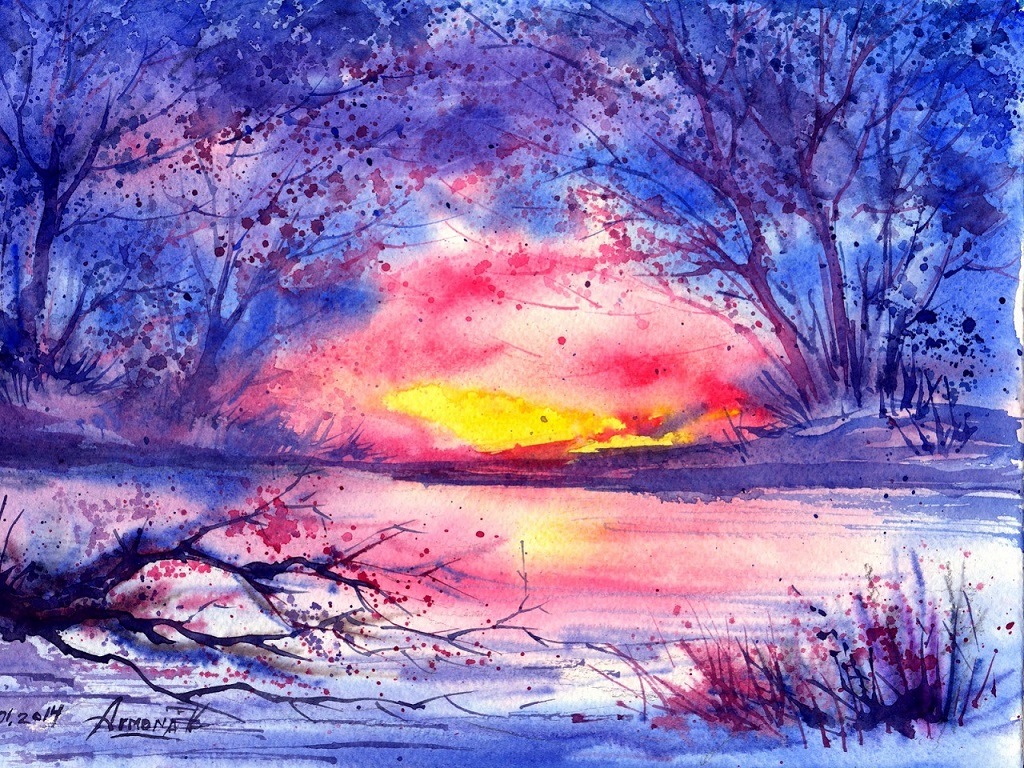 Sunset Silence By Anna Armona by Anna Armona