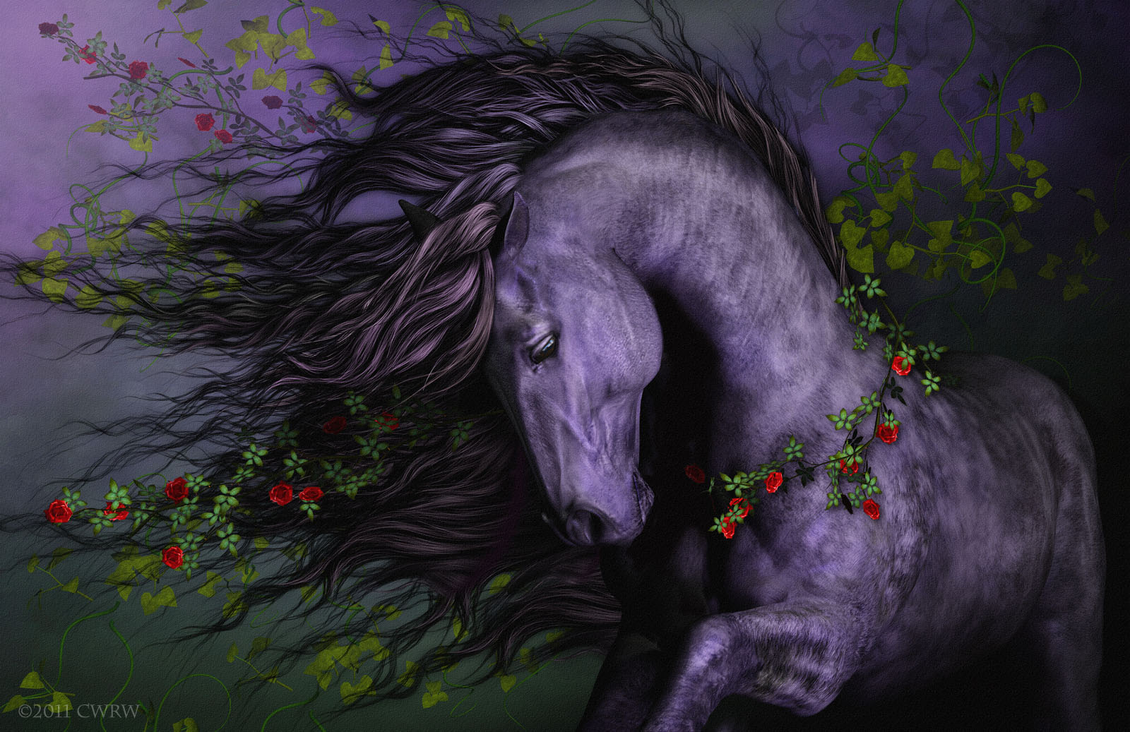 Fantasy Horse Art by Lesley Harrison