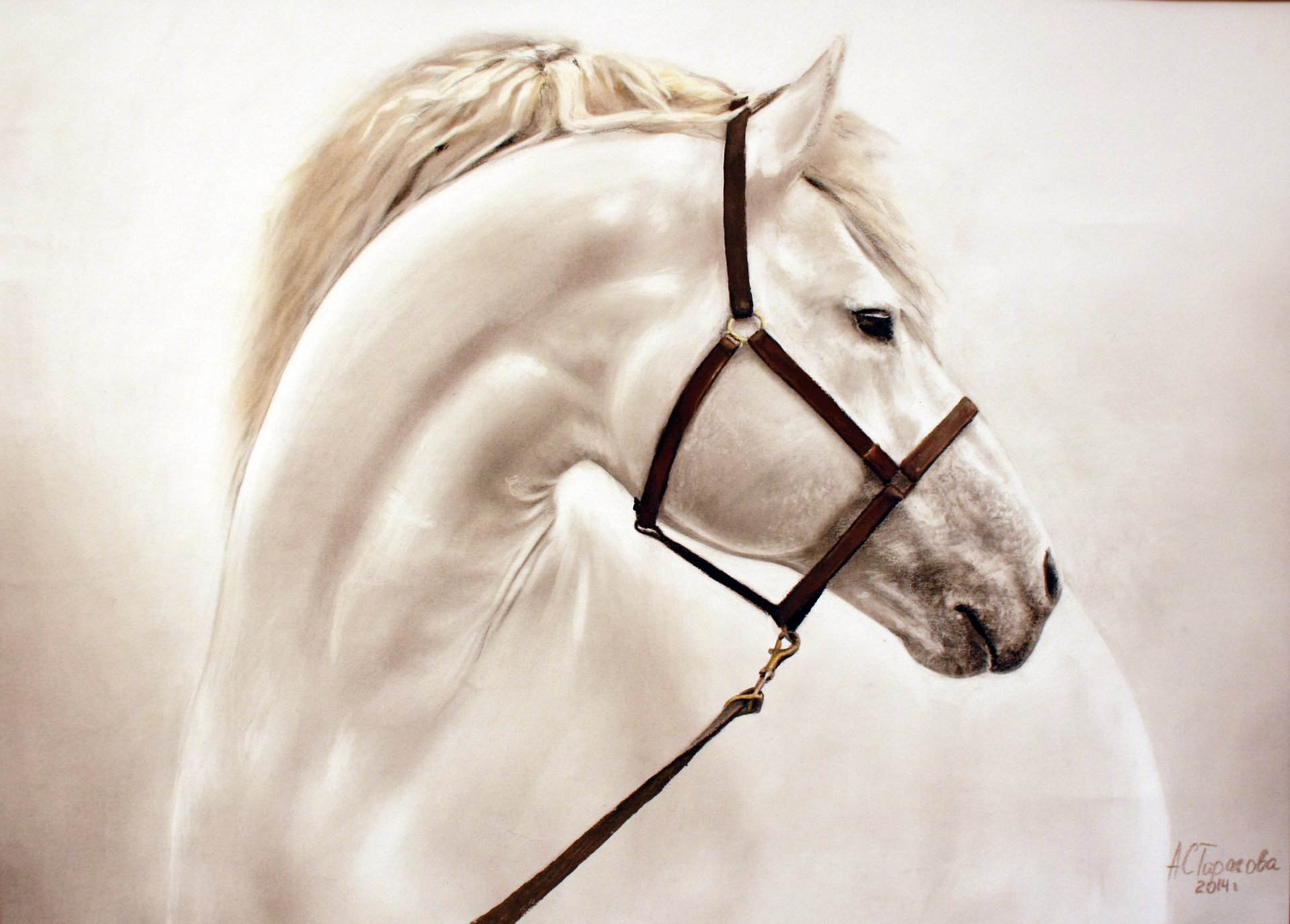 white horse Art ID 87819