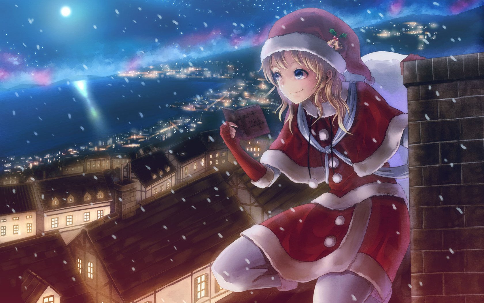 Anime Christmas Art by a href="https://alphacoders.com/author/view/189...