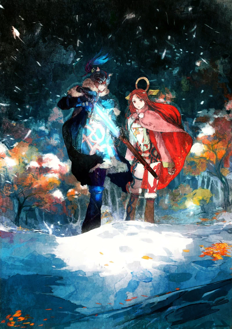 video game I Am Setsuna fantasy magic winter fantasy winter Image