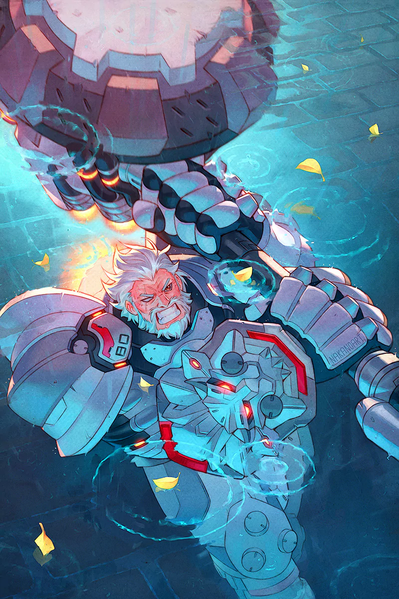 Reinhardt (Overwatch) video game Overwatch Image