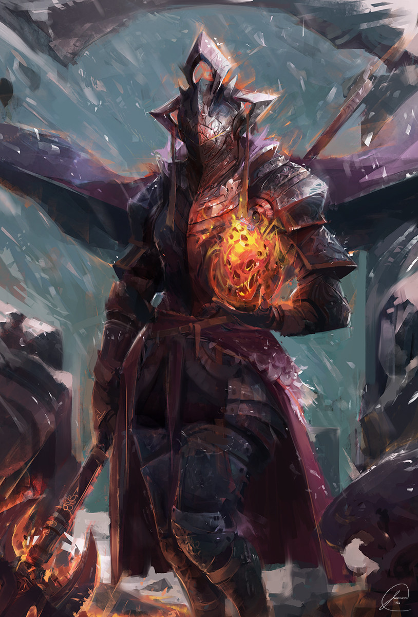 Fantasy Knight Art by Jason Nguyen