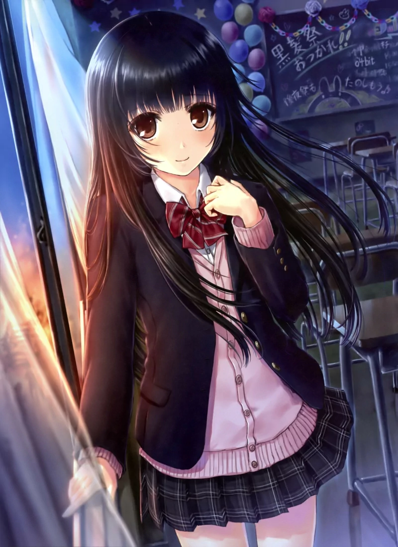school uniform Anime Original Image
