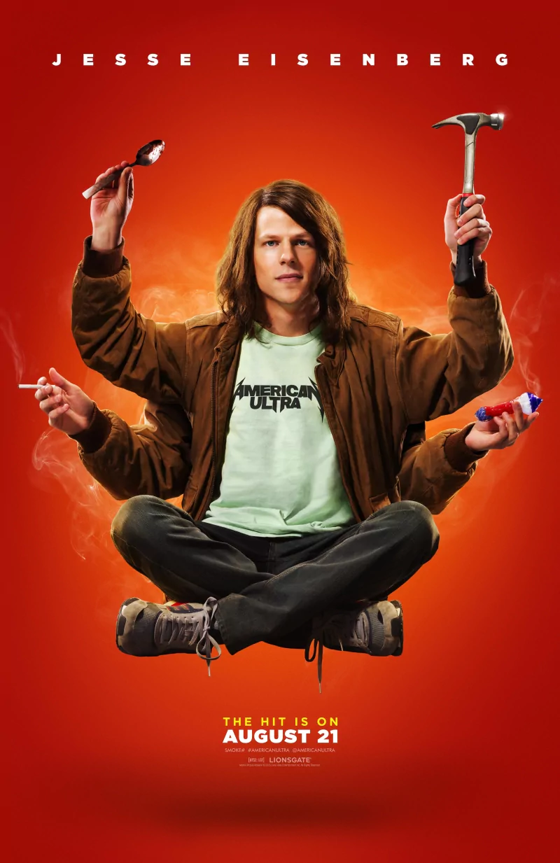 Jesse Eisenberg movie American Ultra Image