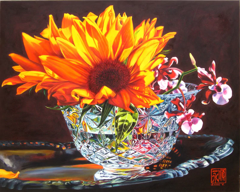  Vibrant colors in waterpaint by Soon Y Warren by Soon Y Warren