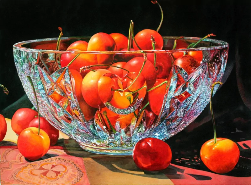  Vibrant colors in waterpaint by Soon Y Warren by Soon Y Warren