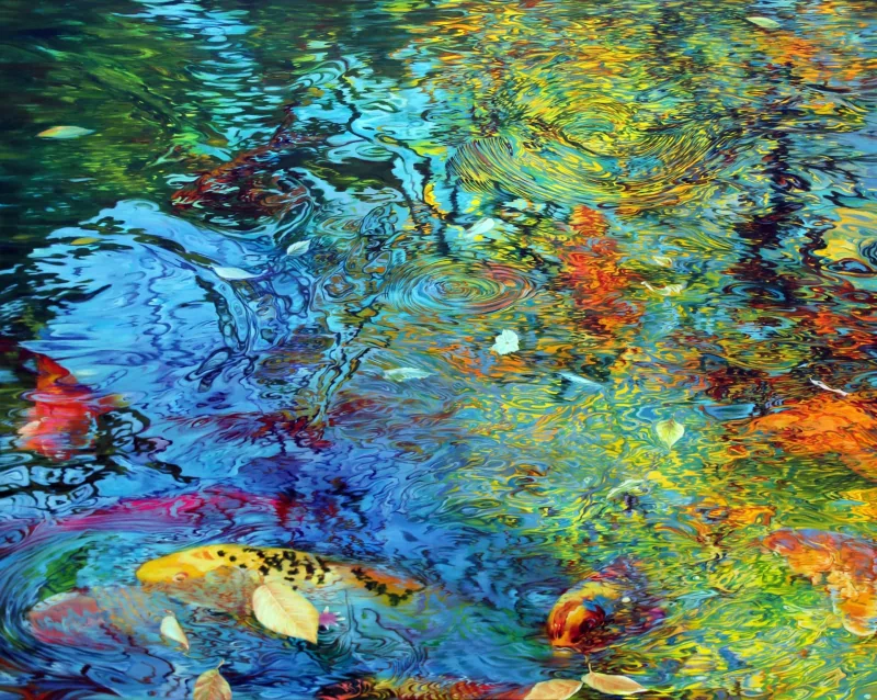  Vibrant colors in waterpaint by Soon Y Warren by Soon Y Warren