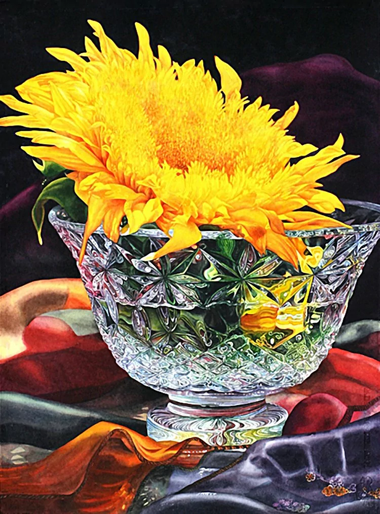  Vibrant colors in waterpaint by Soon Y Warren by Soon Y Warren