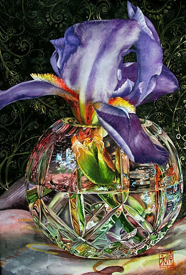  Vibrant colors in waterpaint by Soon Y Warren by Soon Y Warren