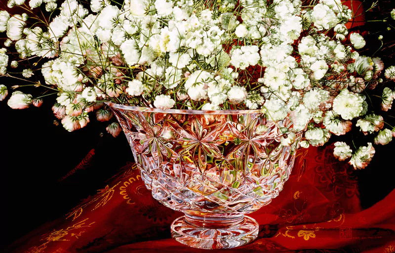  Vibrant colors in waterpaint by Soon Y Warren by Soon Y Warren