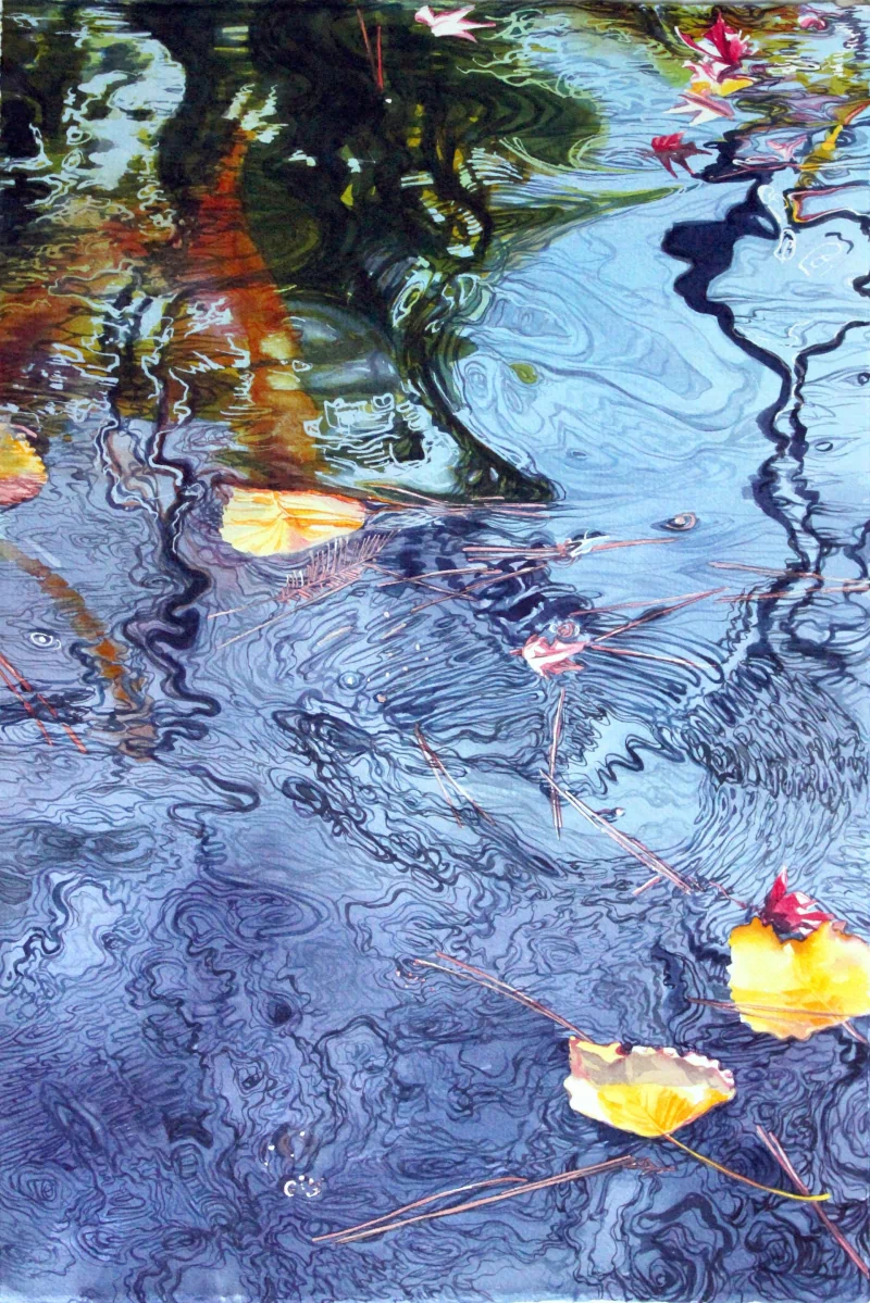  Vibrant colors in waterpaint by Soon Y Warren by Soon Y Warren