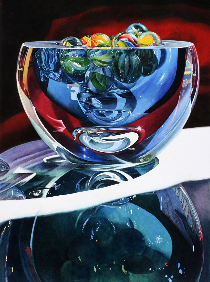  Vibrant colors in waterpaint by Soon Y Warren by Soon Y Warren