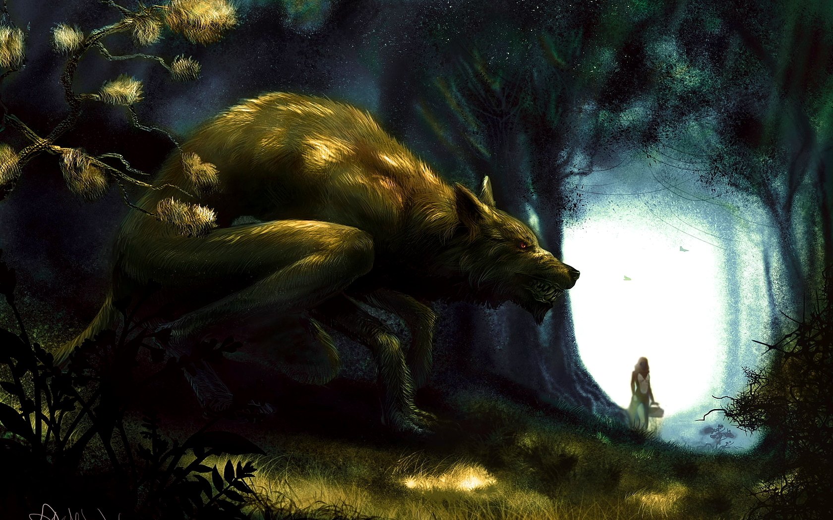 Download Dark Werewolf Art