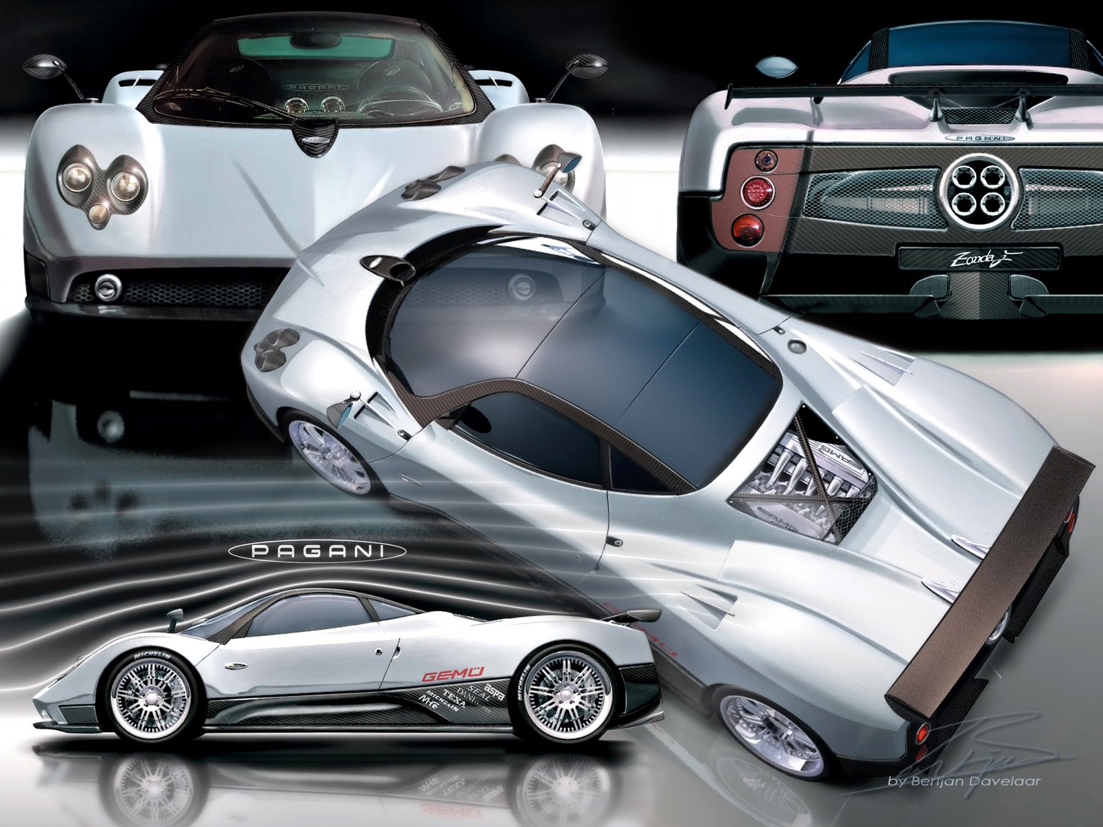 Download Vehicle Pagani Zonda Art