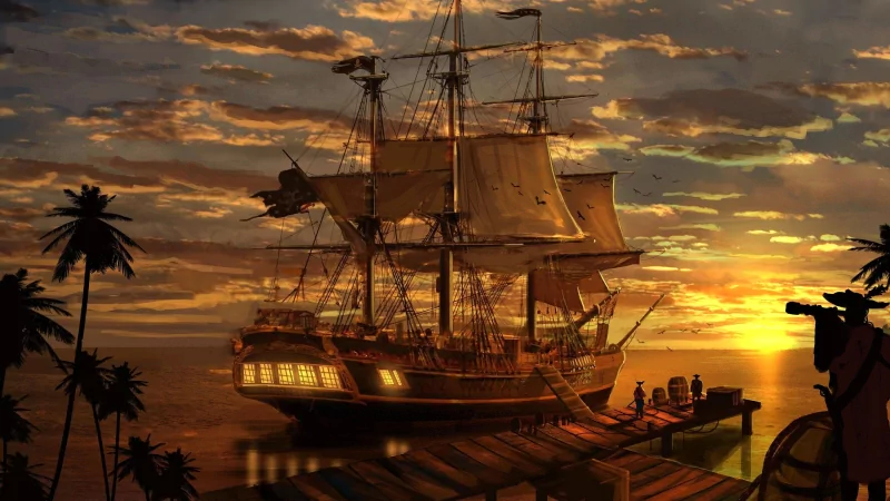  Pirates Sunset