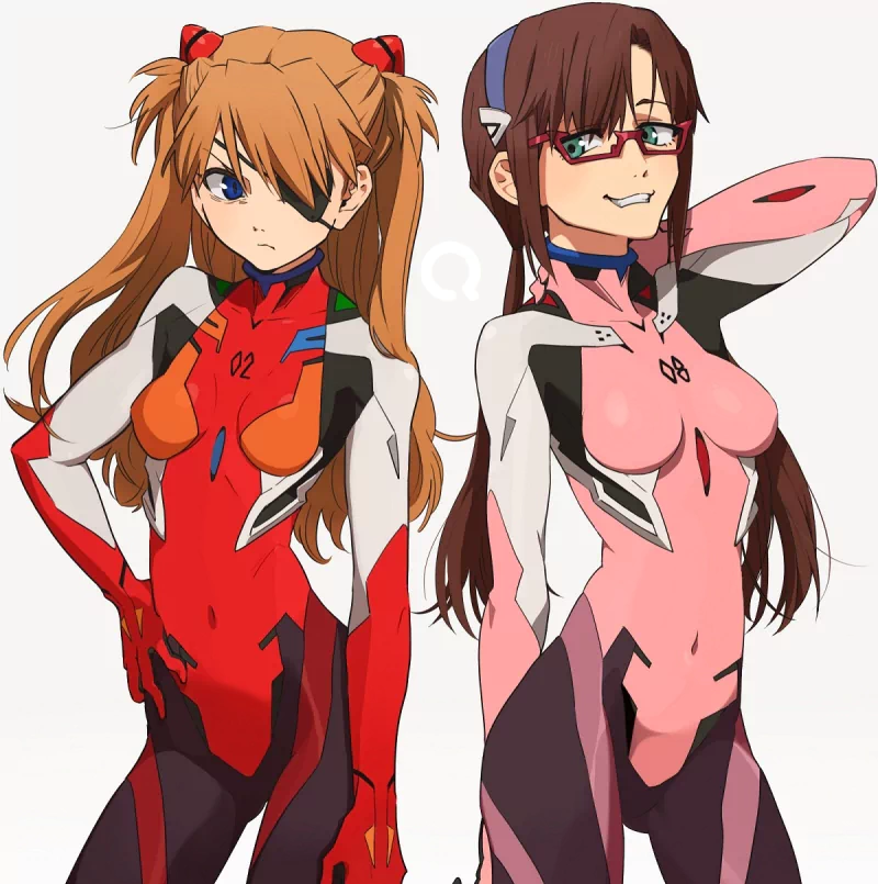 Mari Makinami Illustrious Asuka Langley Sohryu Anime Evangelion: 3.0 You Can (Not) Redo Image