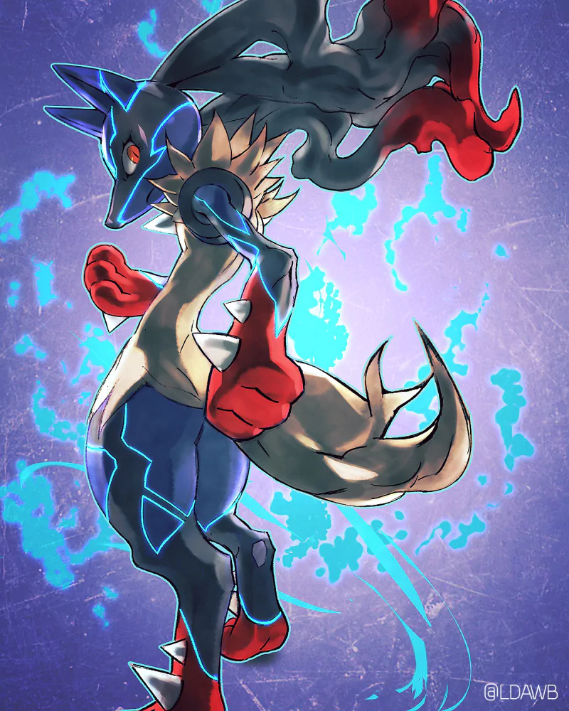  Mega Lucario by L-DAWOLF