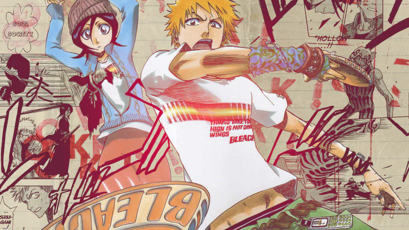 Renji Abarai Ichigo Kurosaki Anime Bleach Image