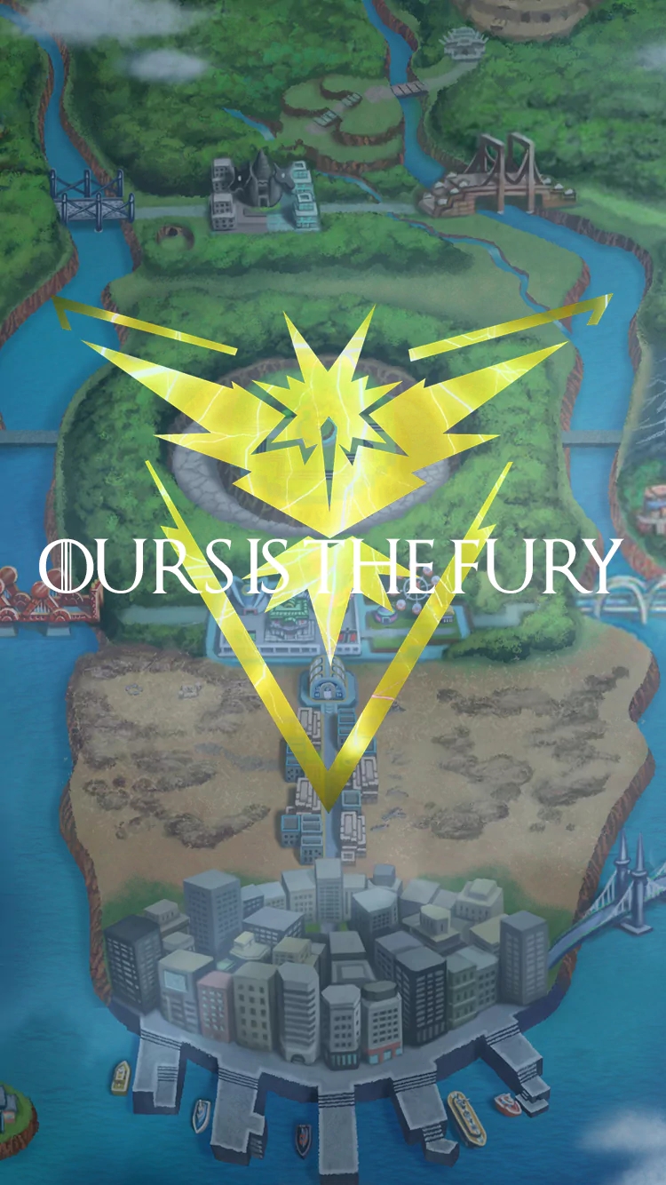 Team Instinct Pokemon Go video game Image