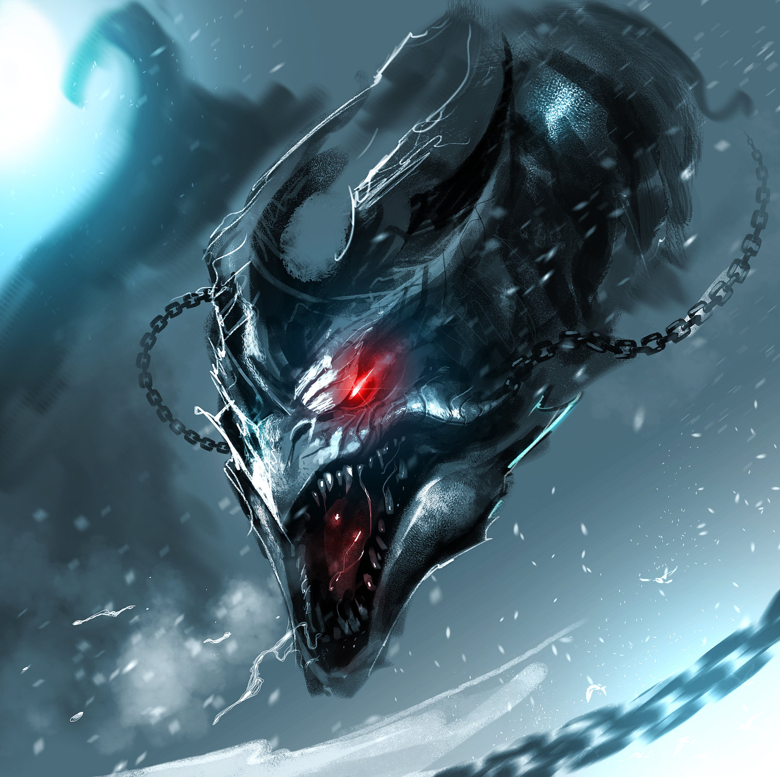 ice dragon by therisingsoul by Samuel Johnson